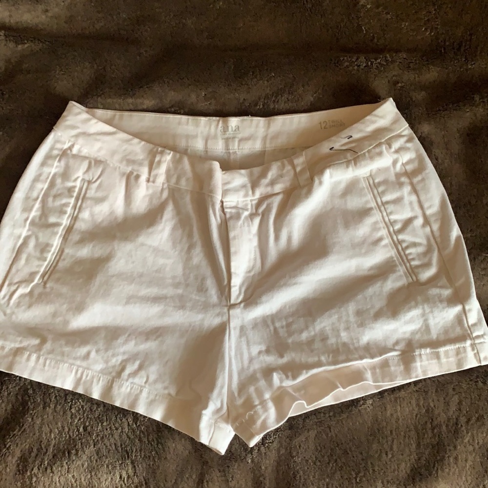 very light pink shorts